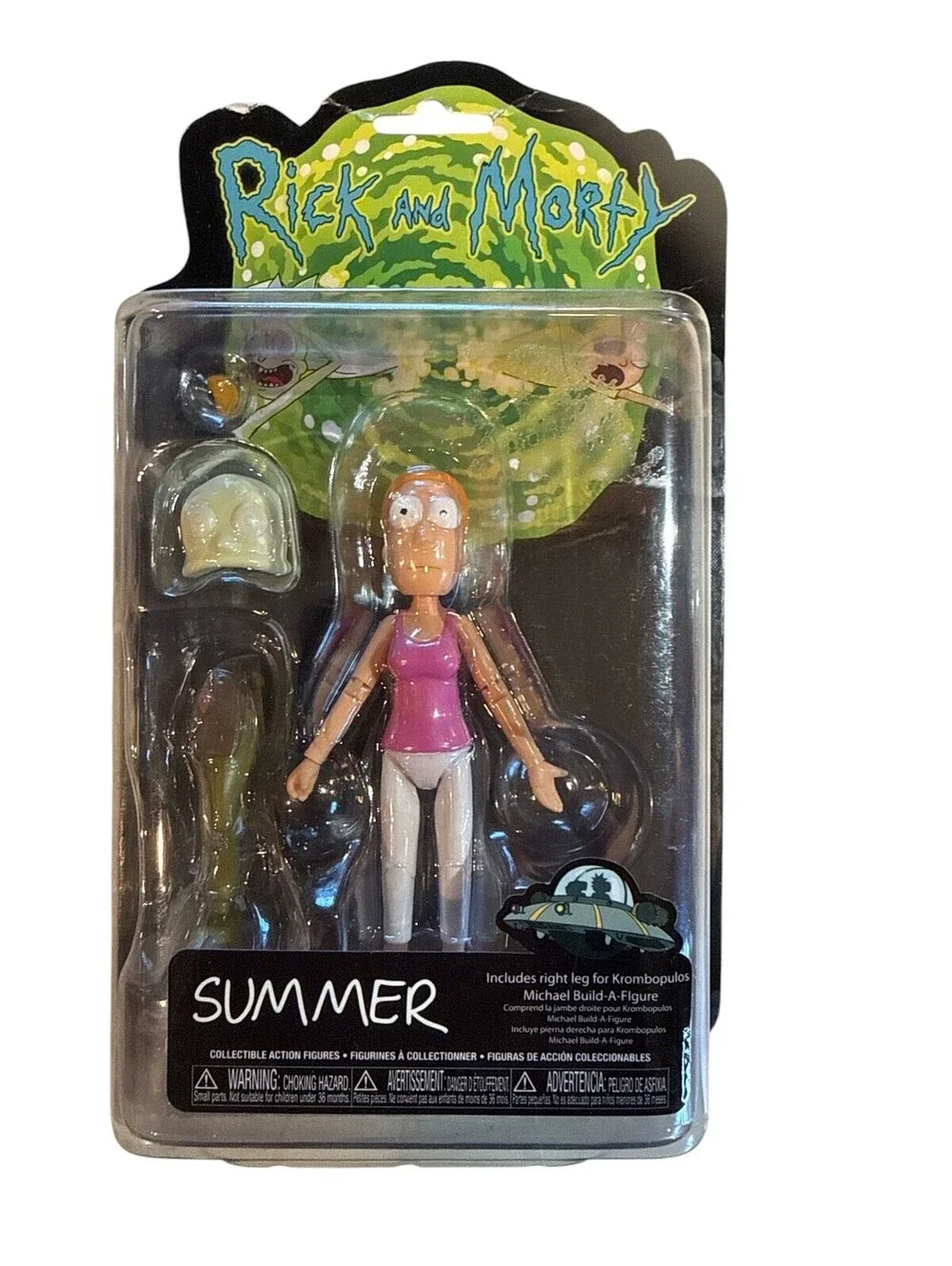 Rick and Morty Action Figures Lot Squanchy Summer Purge Suit Morty Scary Terry